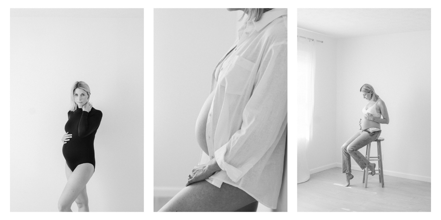 Studio maternity outfit ideas inspiration