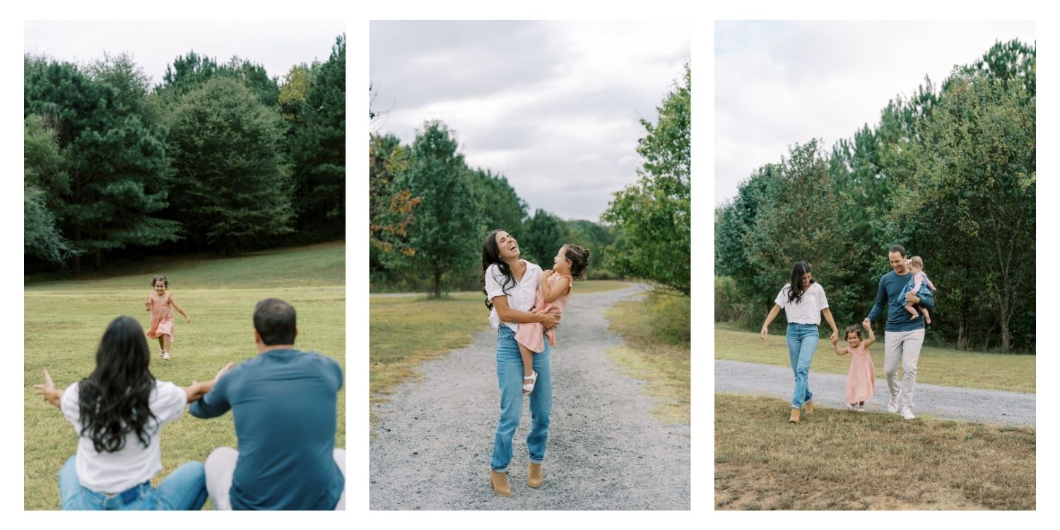 Fall Family photos at Garrard Landing Park